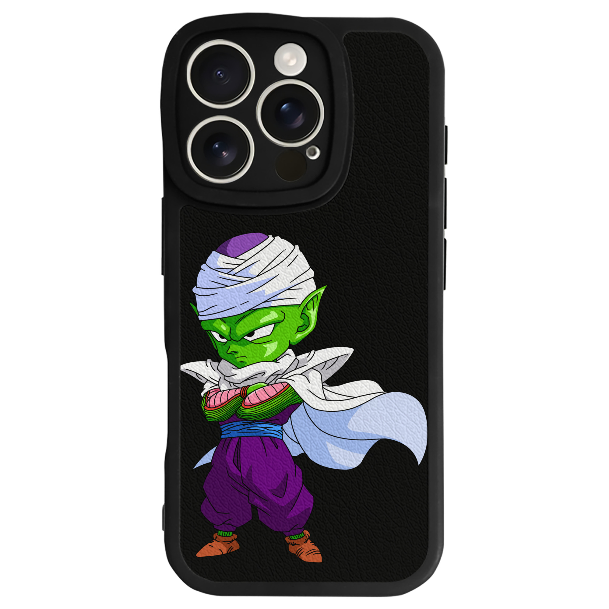 （画像用） ドラゴンボール ピッコロ DRAGON BALL Piccolo 【iPhone 16シリーズ対応】シリコンスマホケース（レザー調） 材質：シリコン